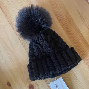 Black puff top hat
